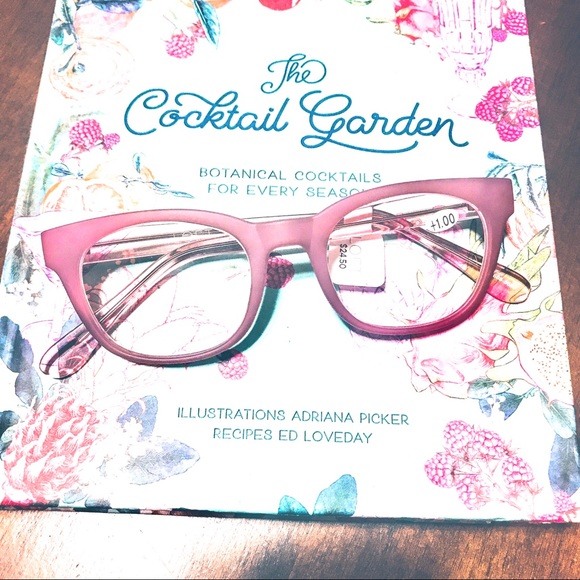 Accessories - Rectangle +1.00 Mauve Tint Readers